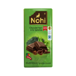 Choco Nohi - 80% Dark Chocolate Bar with Spirulina, 100g